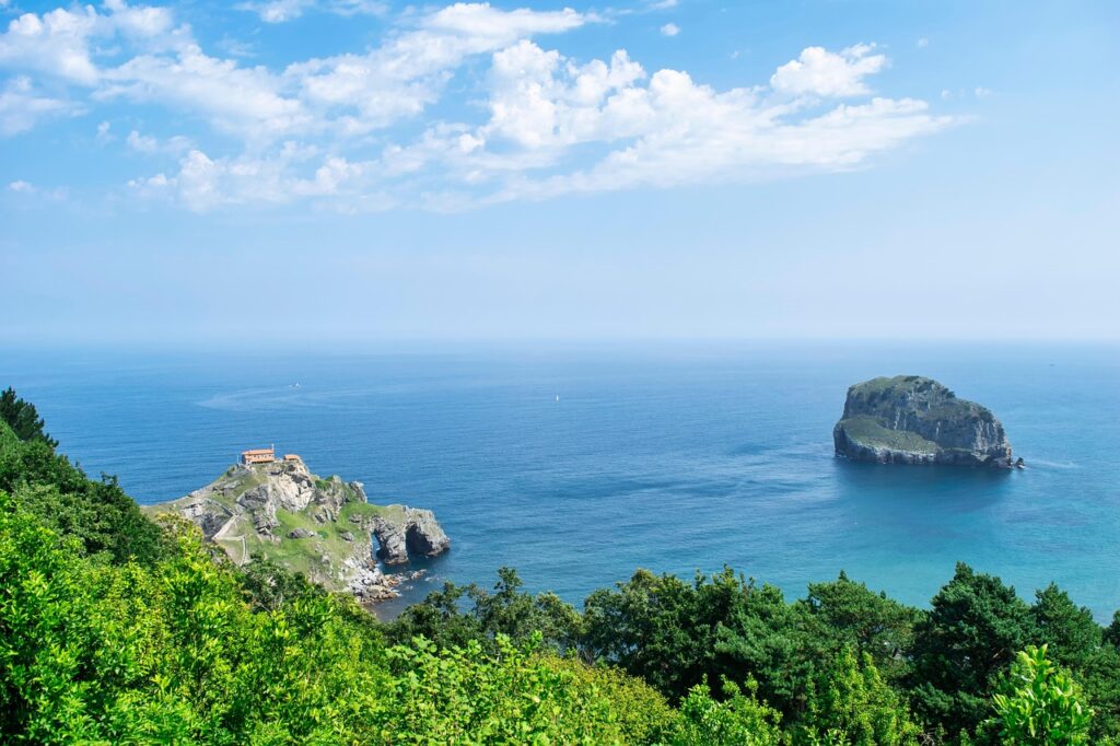 islet, sea, cliffs, trees, landscape, nature, ocean, sea, sea, sea, sea, landscape, landscape, landscape, landscape, landscape, ocean